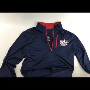 Majestic USA Baseball Pullover 1/4 Zip